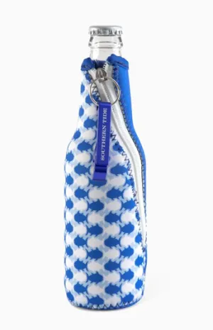 Southern Tide Skipjack Pattern Bottle Caddie - Meridian Blue