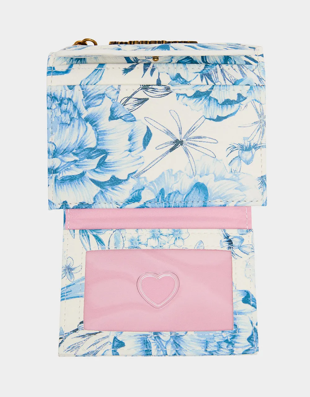 TOILE BIFOLD WALLET BLUE Betsey Johnson