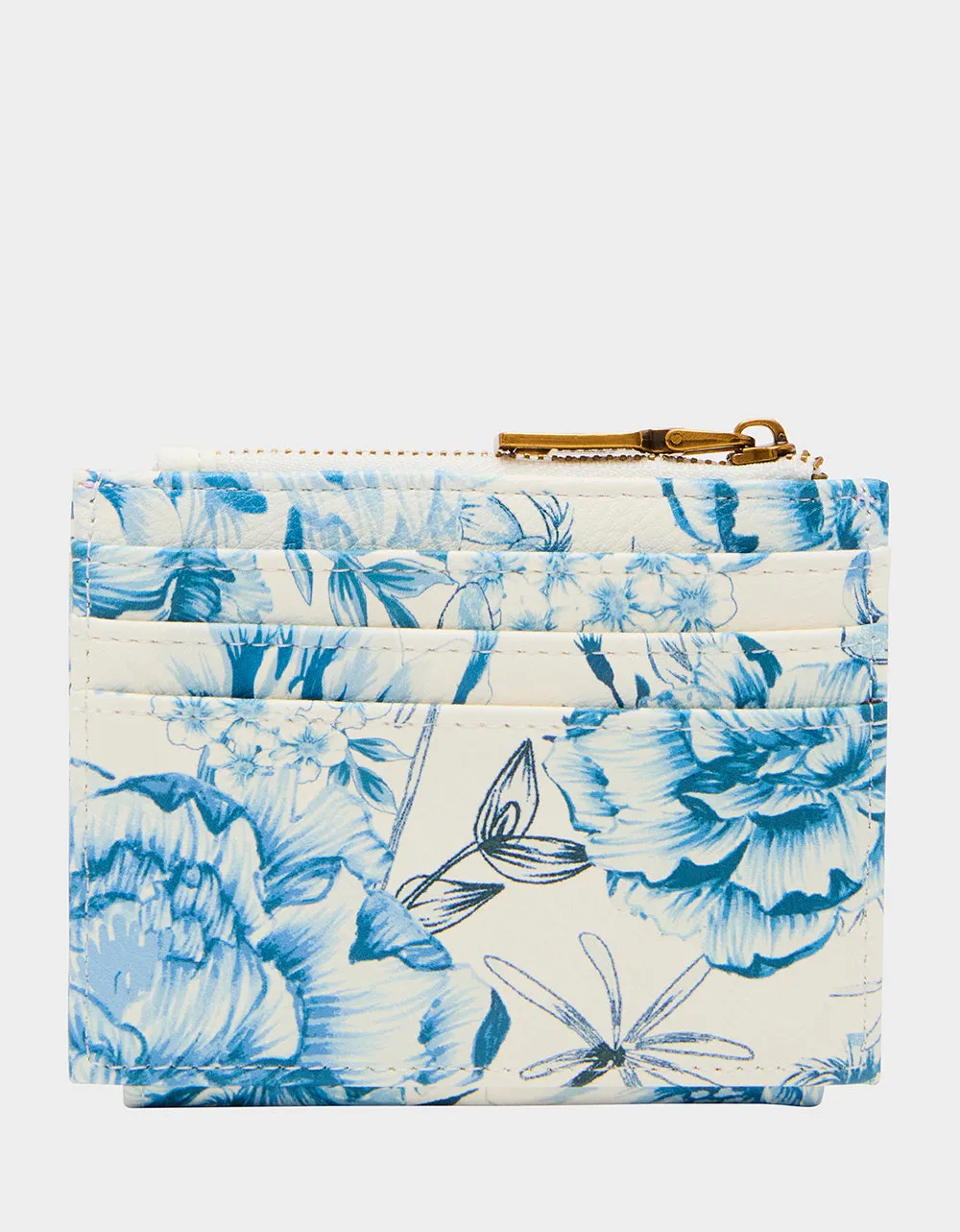 TOILE BIFOLD WALLET BLUE Betsey Johnson