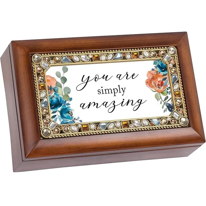You Are Simply Amazing Jeweled Music Box Plays Wonderful World